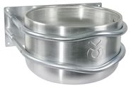 Aluminium Feed Trough, round