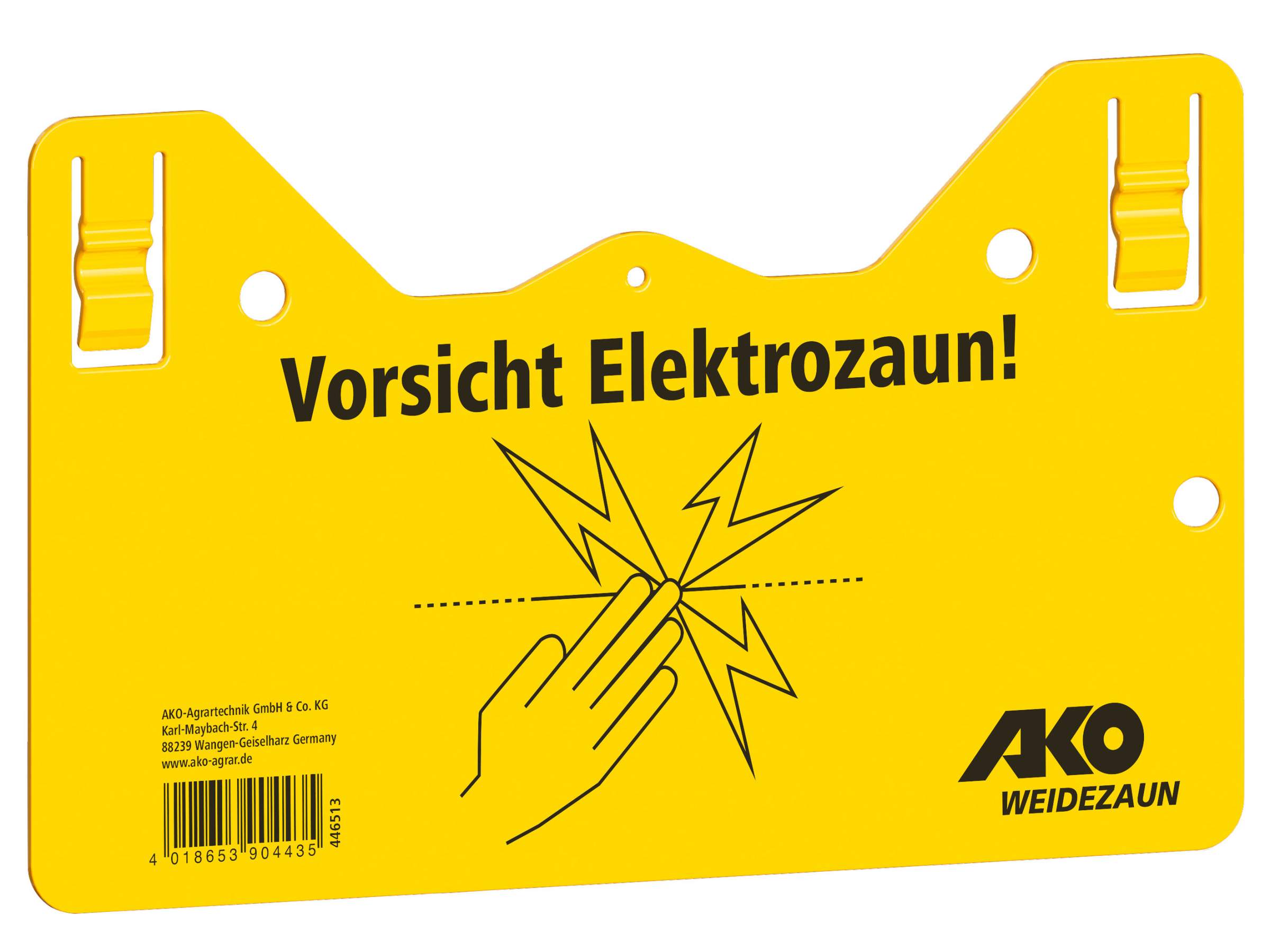 Warnschild Vorsicht Elektrozaun! - Bild 1