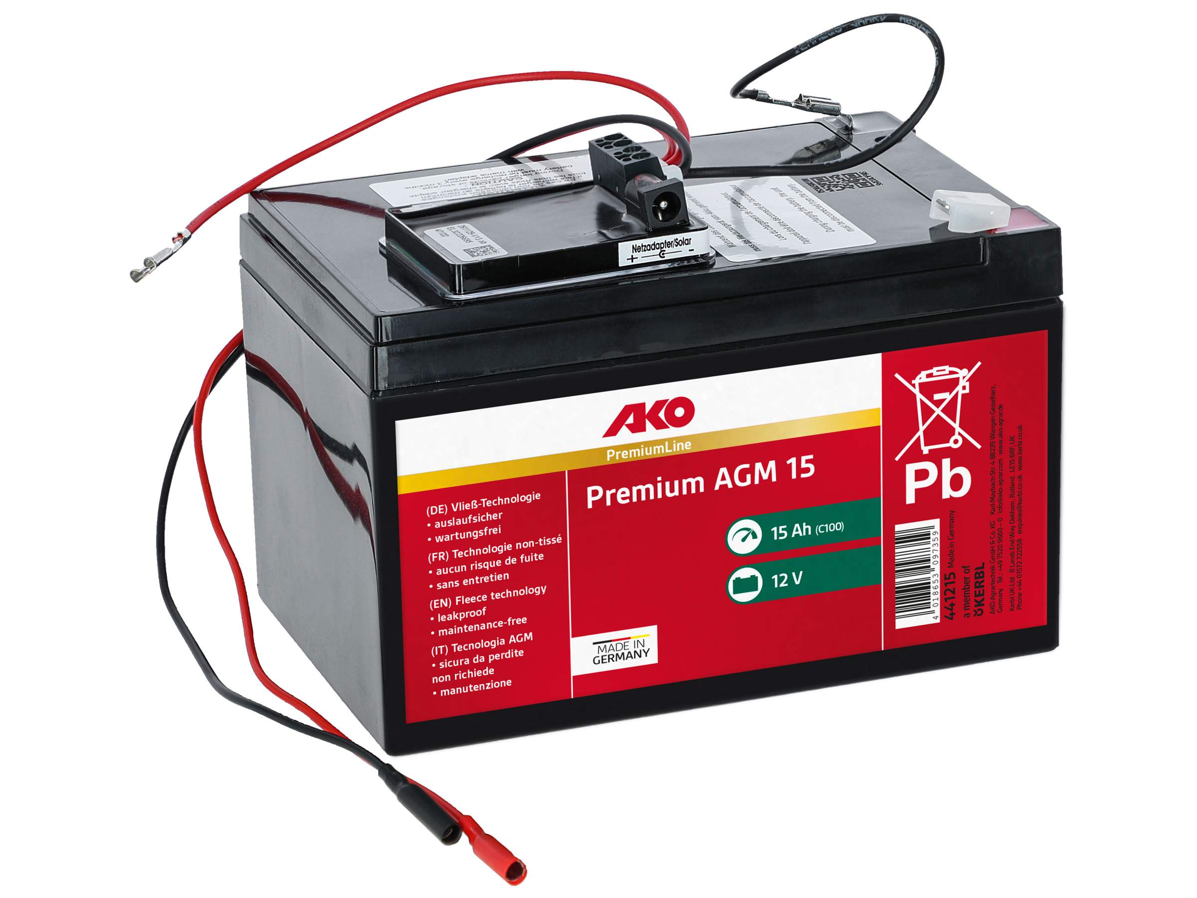 Kit complet Premium AGM 15 Ah - Image 1