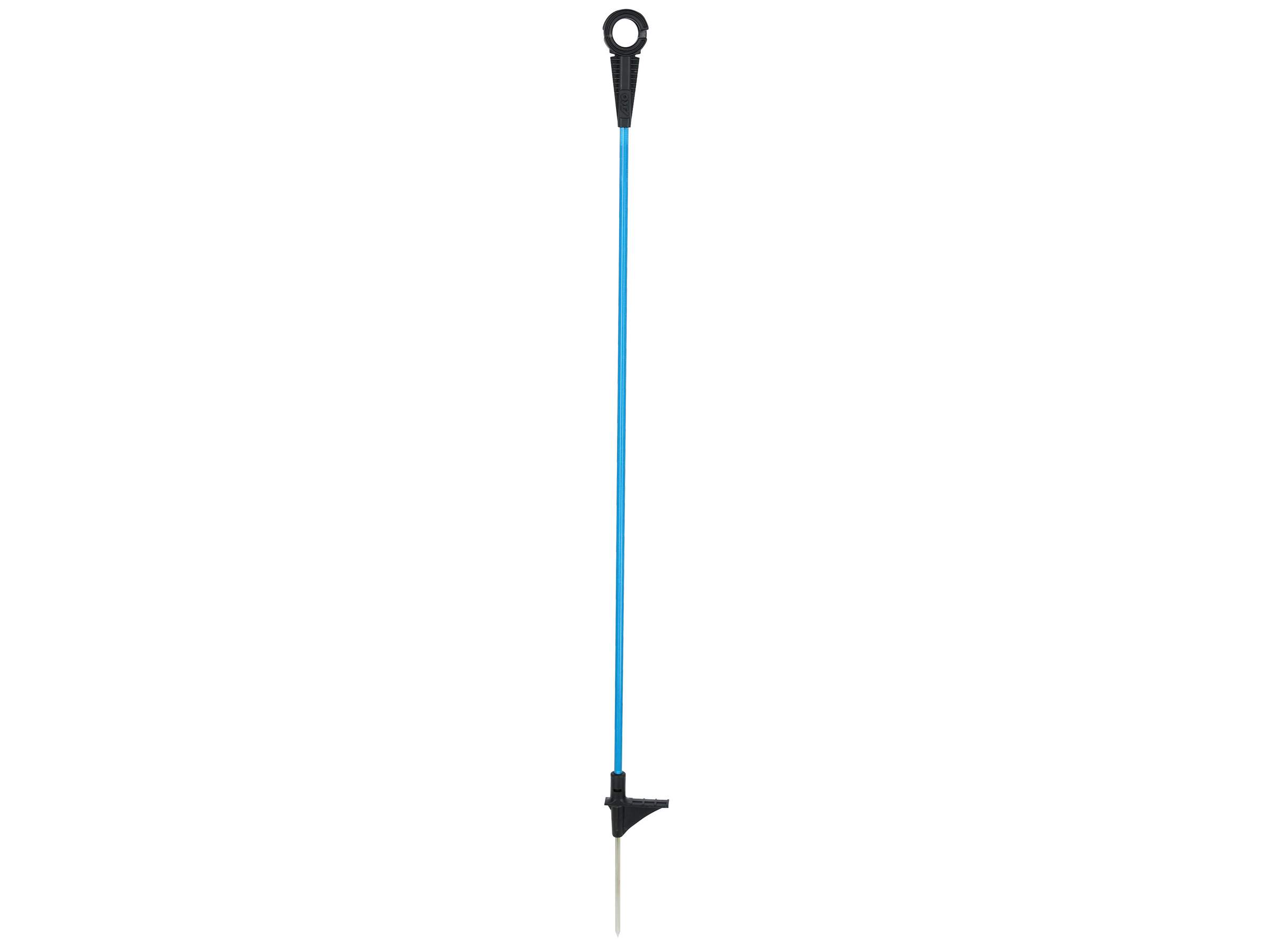 Piquet en fibre de verre ovale Premium BLUE - Image 1