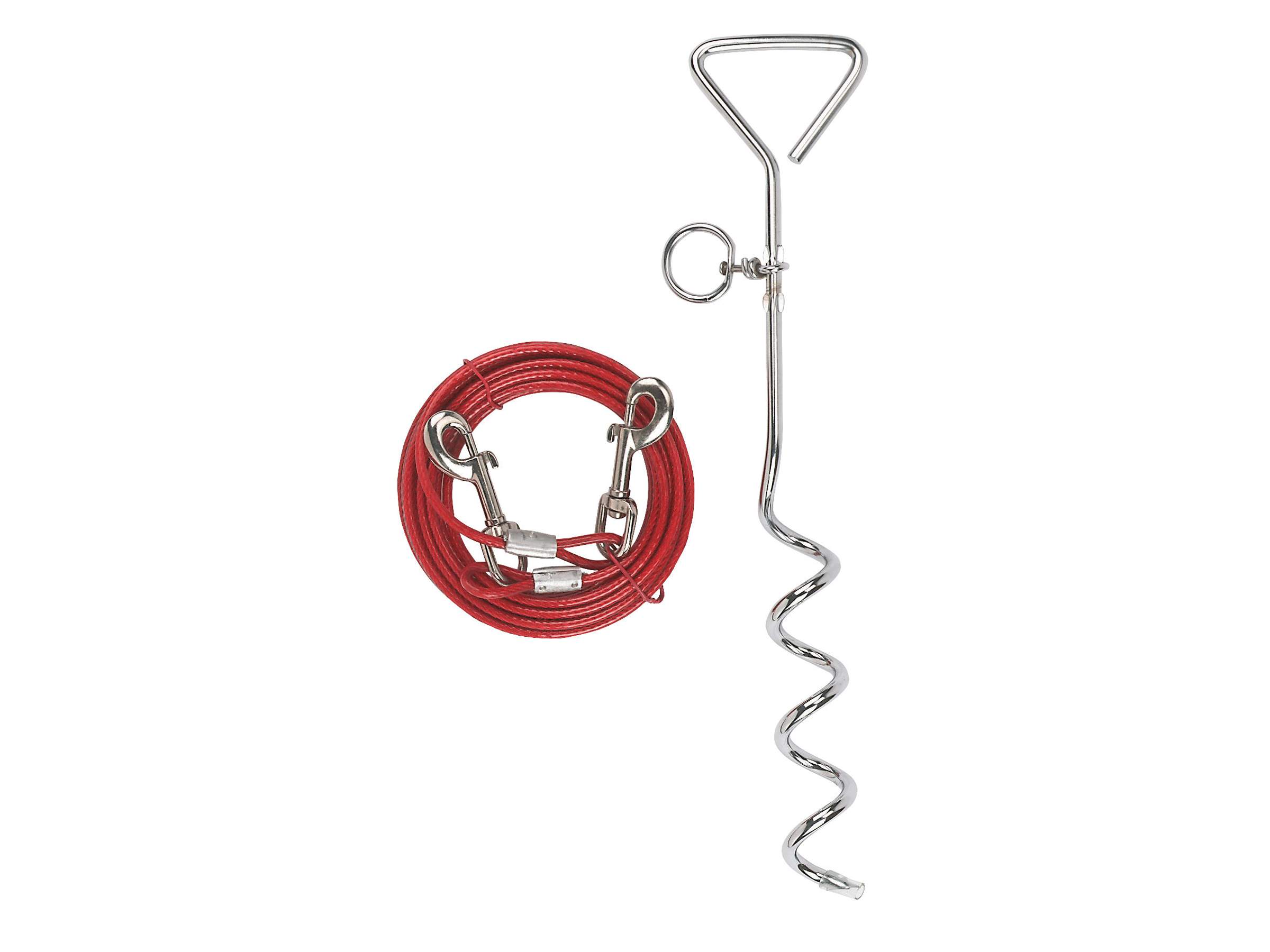 Laisse d’attache avec ancrage spirale - Image 1