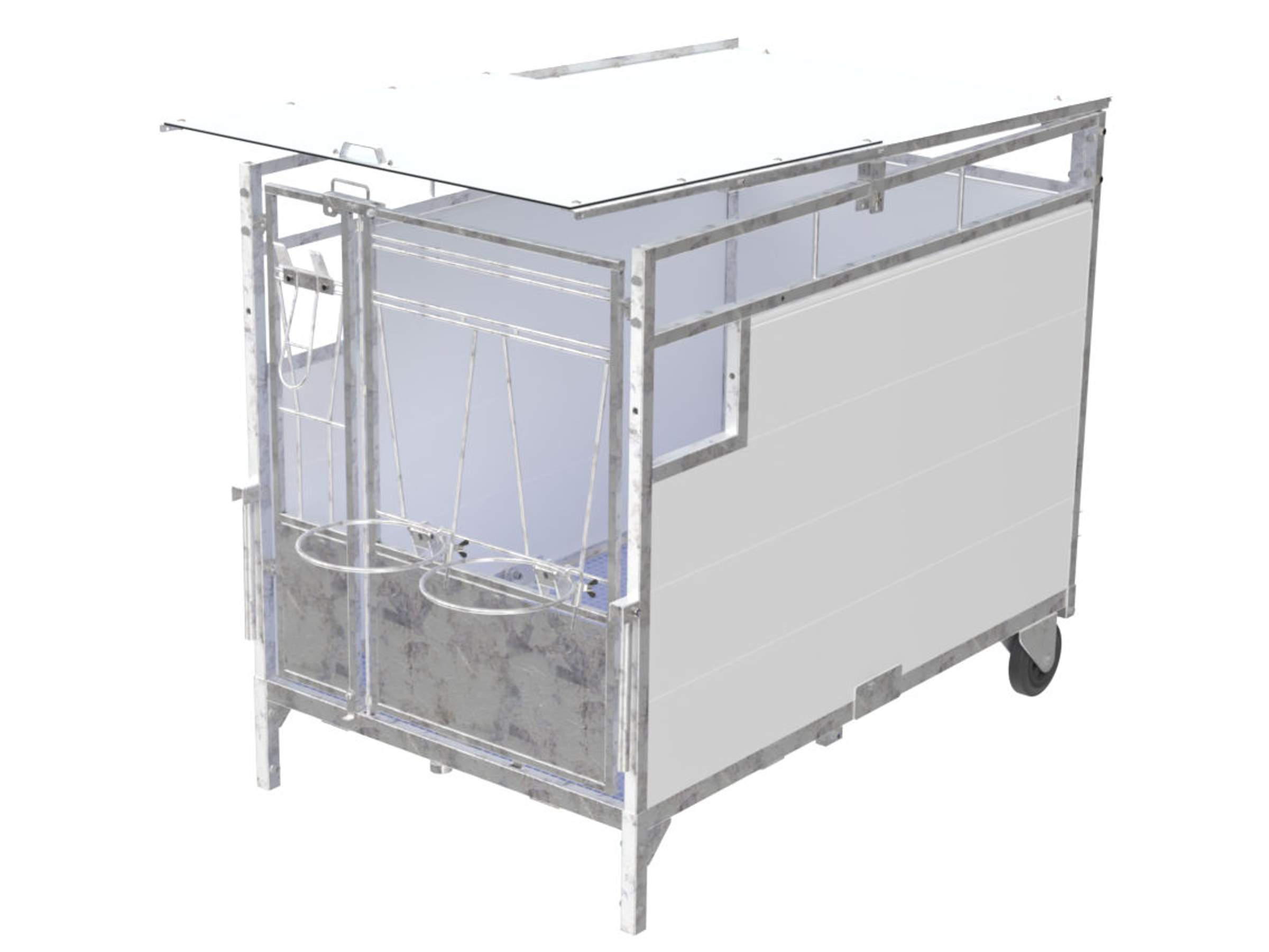 Toit pour case à veau - Image 1