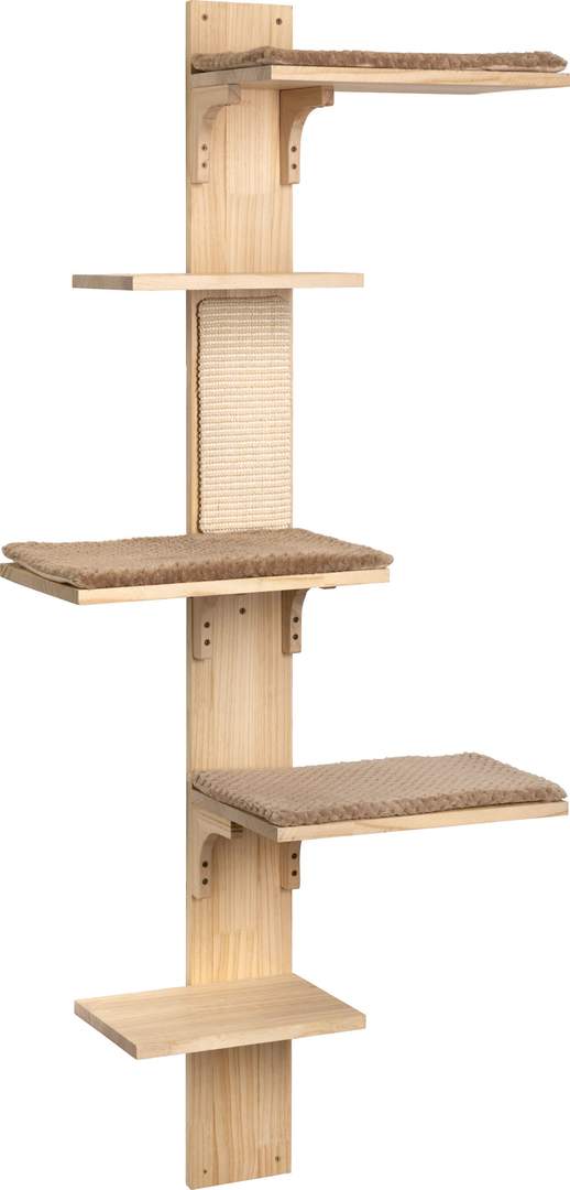 Wall-Mounted Cat Tree Timber - Image 1
