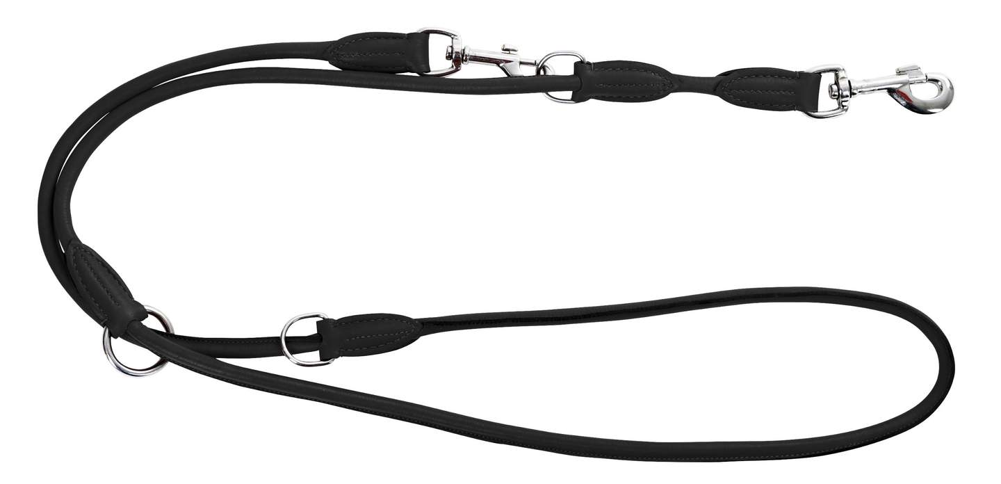 Round Leather Guide Leash Roma - Image 1