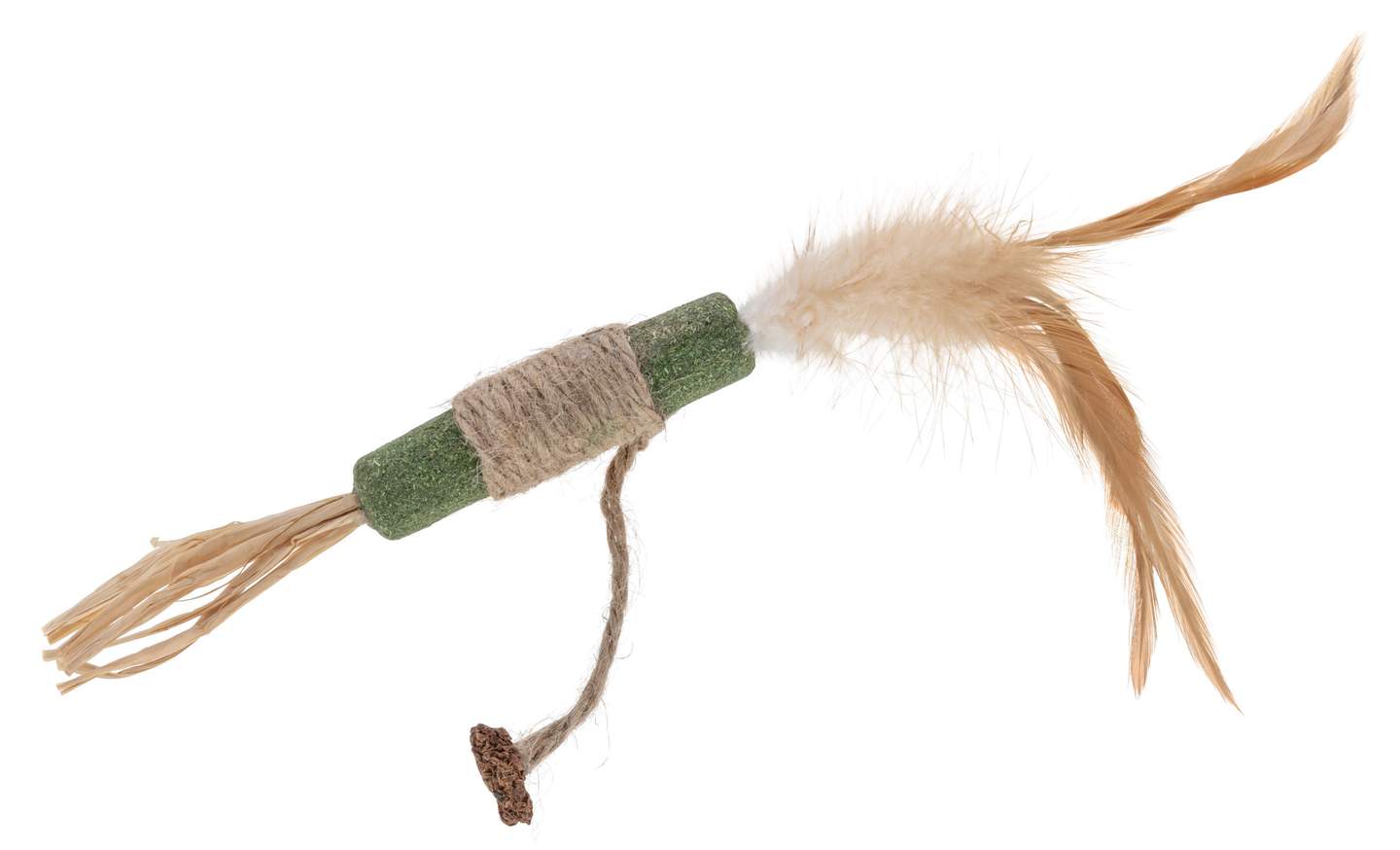 Stick cat toy with hemp rope - Image 1
