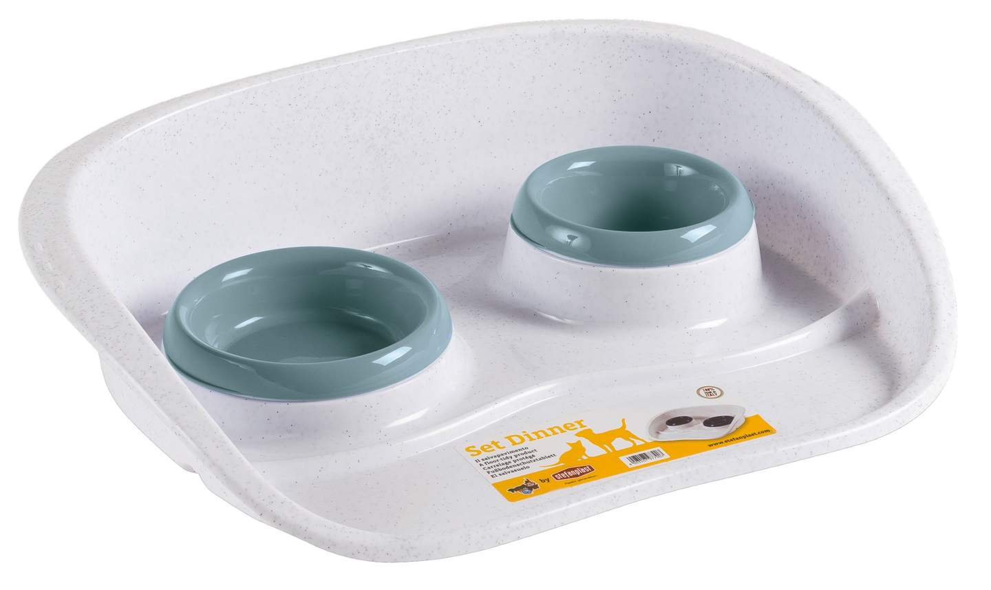 Feeding Bar with Two Bowls - Image 1