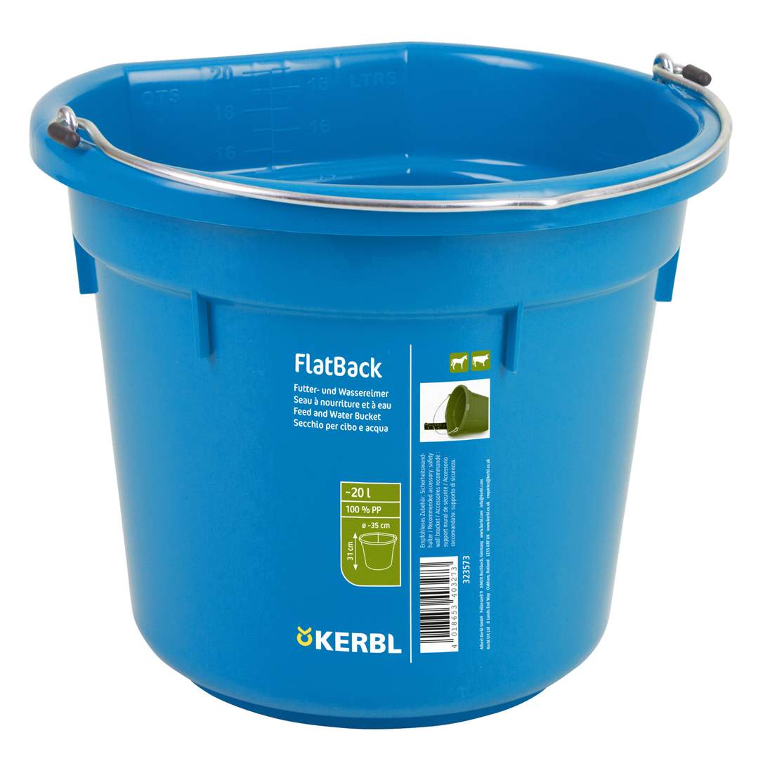 Feed and Water Pail FlatBack - Image 1