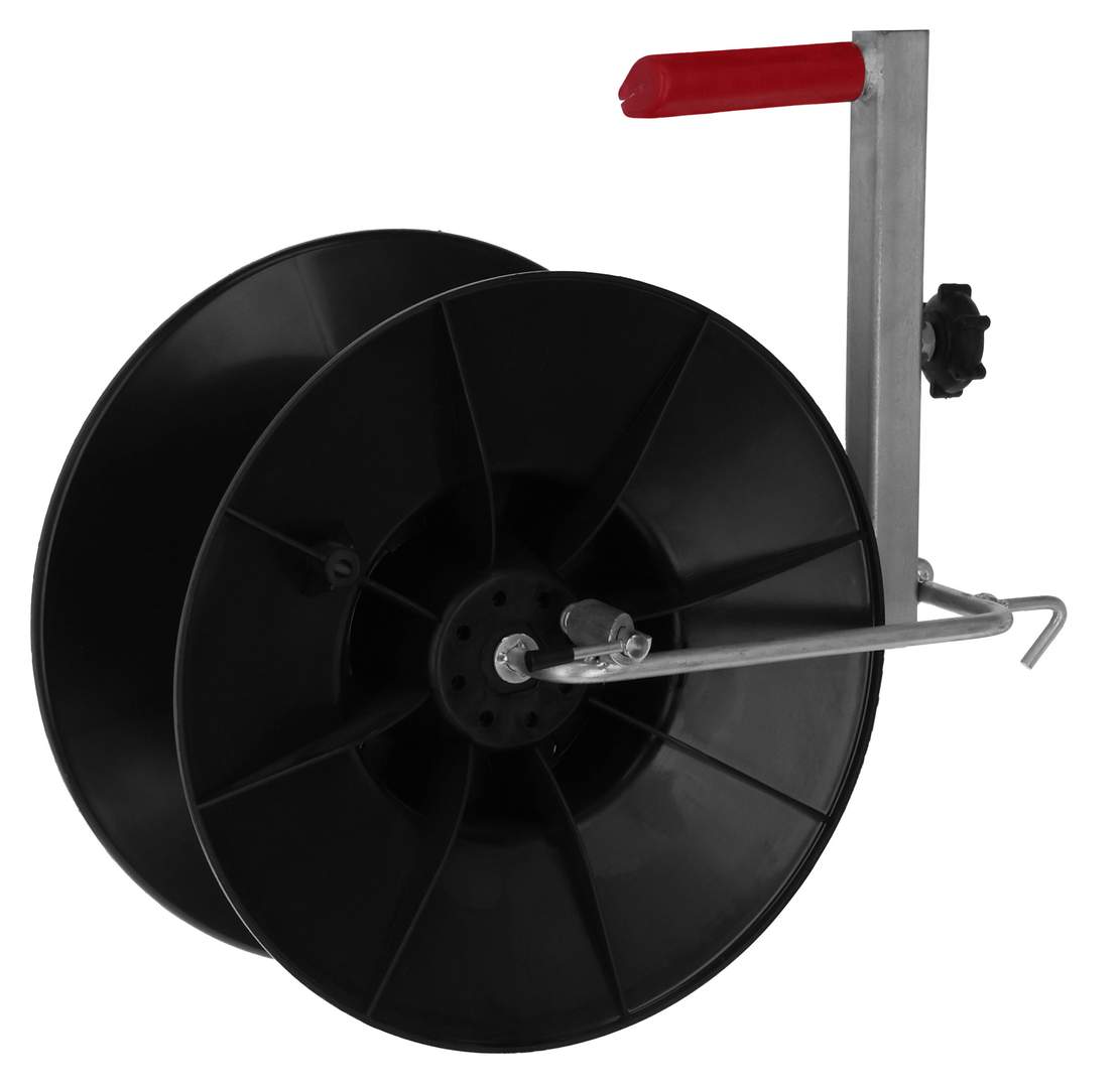Super Plastic Reel with Handle and Holder for Mounting on Stands - Image 1
