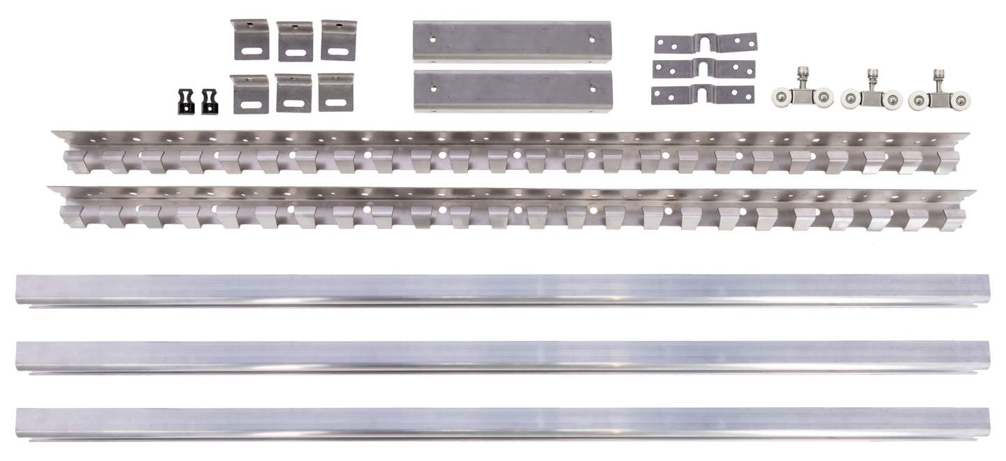 mounting system for sideways movable strip curtain - Image 1