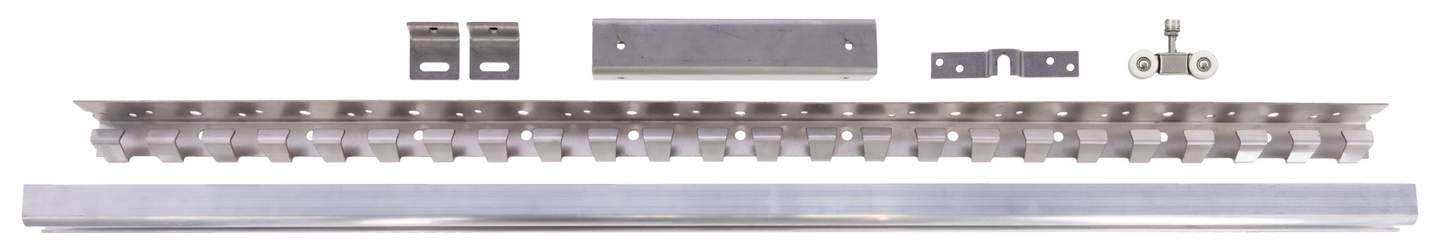 mounting system for sideways movable strip curtain - Image 1