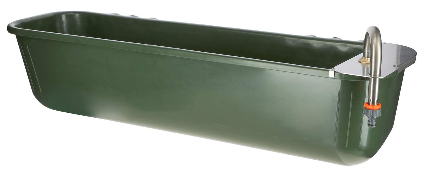 Long feeding trough with float valve - Image 1