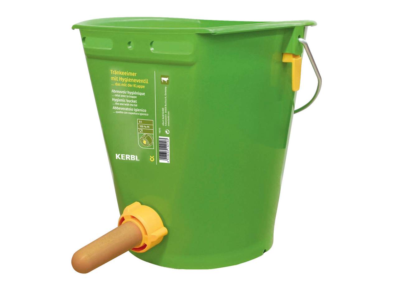 Tränkeeimer mit Hygieneventil