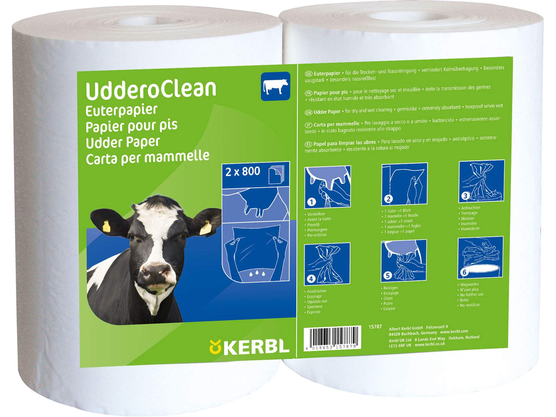 Euterpapier UdderoClean