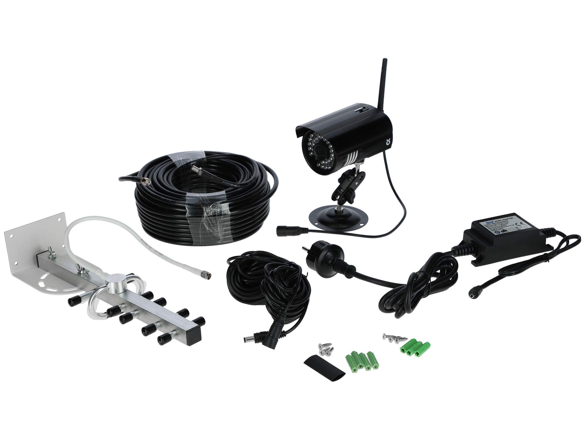 Kamera 2,4 GHz inkl. Außenantenne und Videokabel