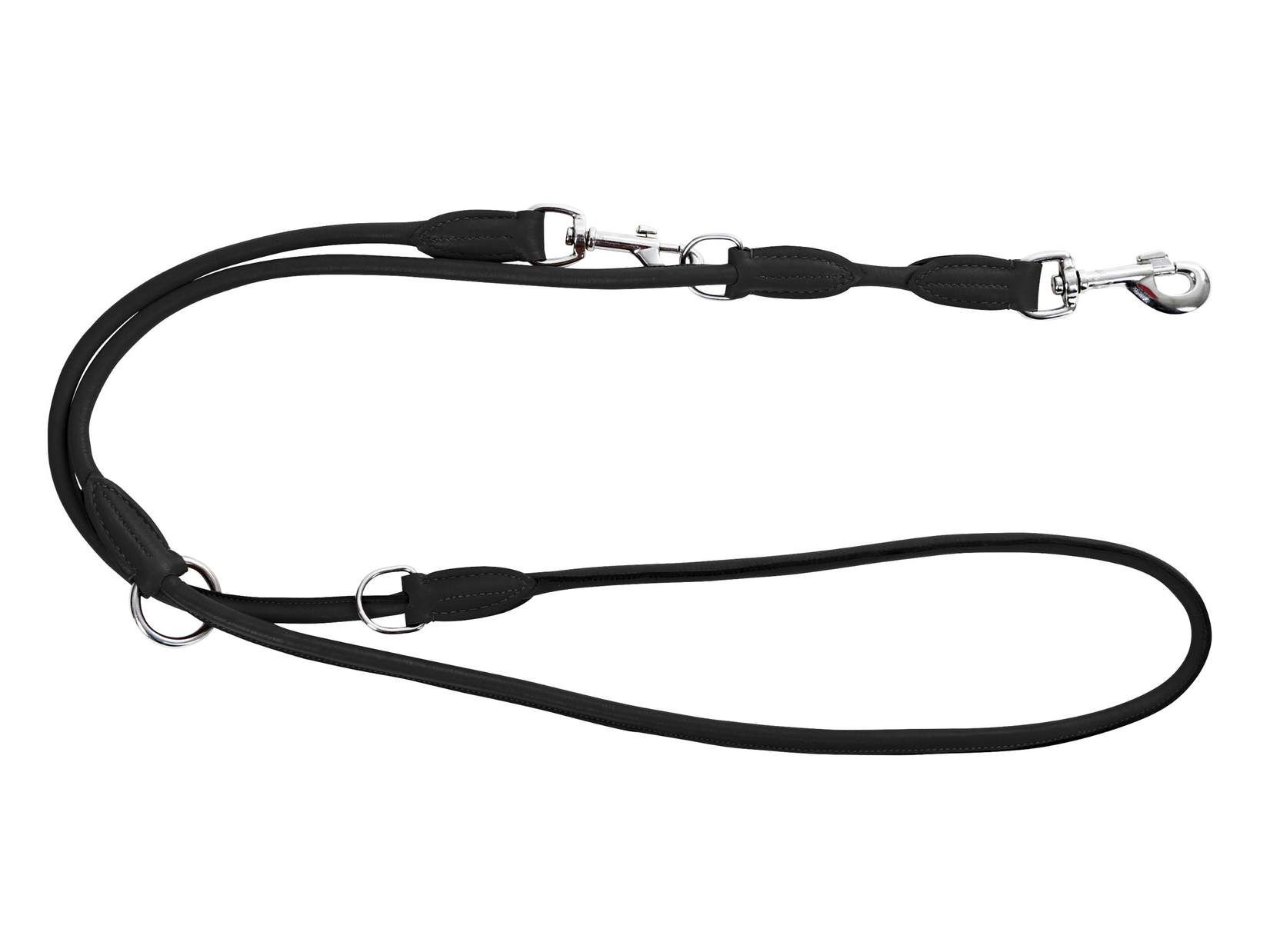 Round Leather Guide Leash Roma