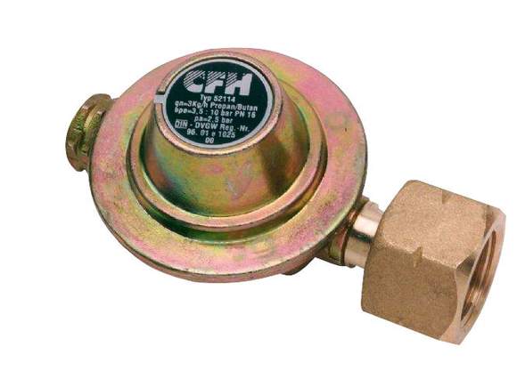 Pressure Reducer for Gas Bottle Connection