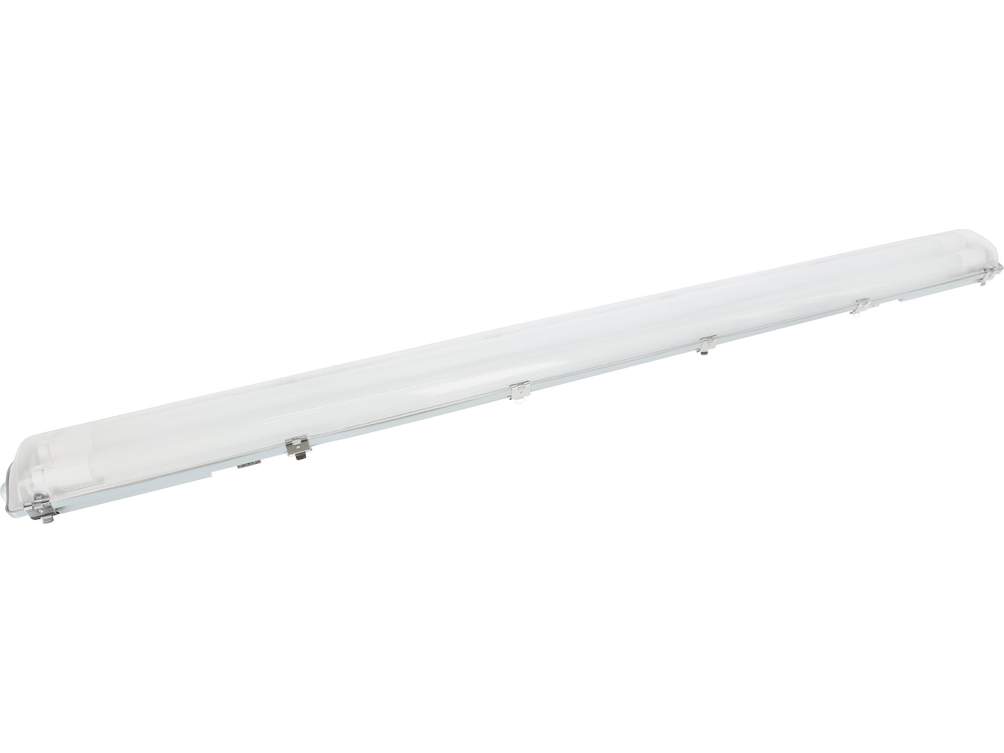 Moisture-proof diffuser light with LED tubes