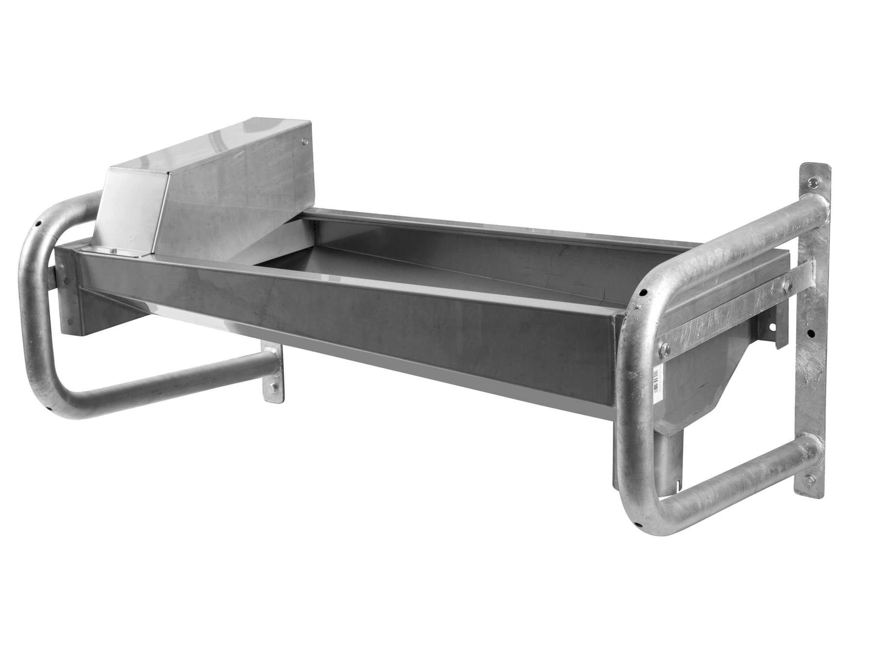 Quick-Draining Trough, stainless steel