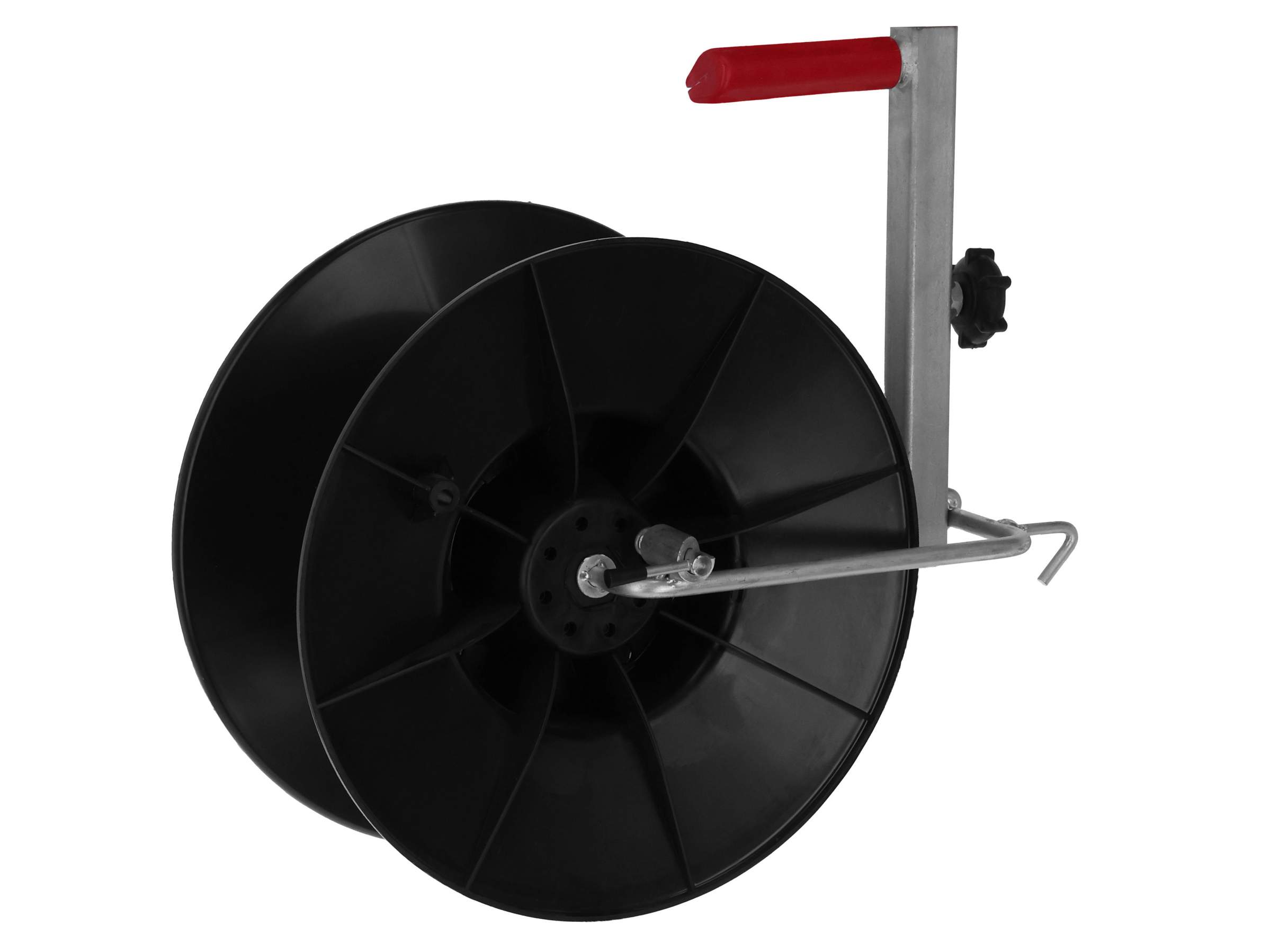Super Plastic Reel with Handle and Holder for Mounting on Stands
