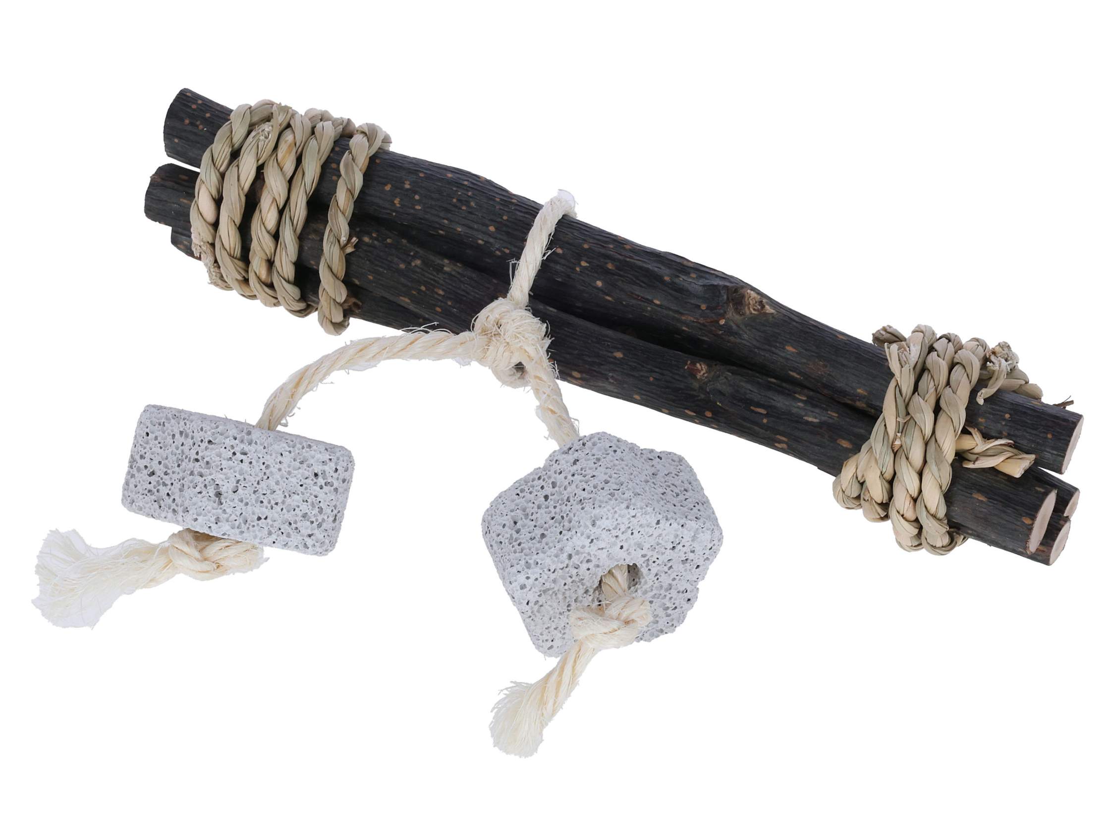 Play and Nibble Wood with Lava Stone