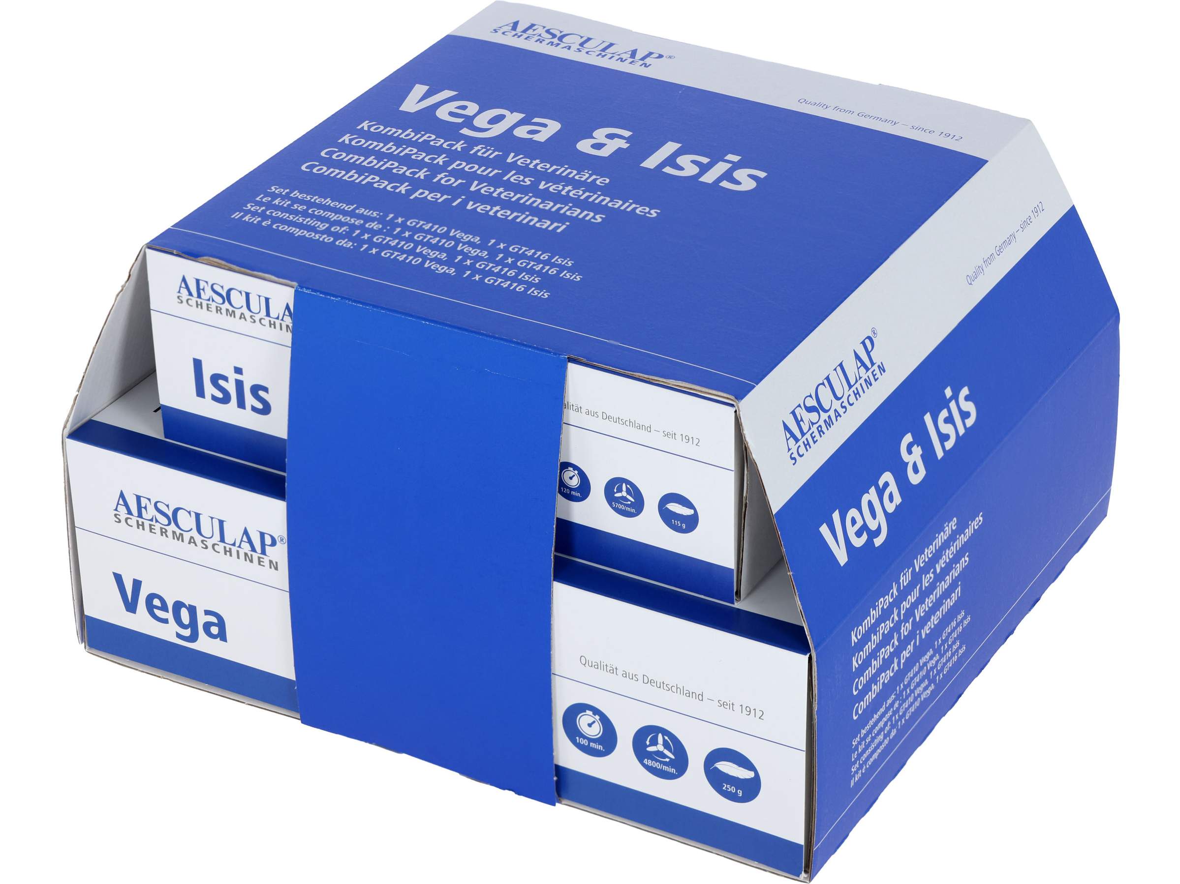 Aesculap Kombipack für Veterinäre, Vega und Isis