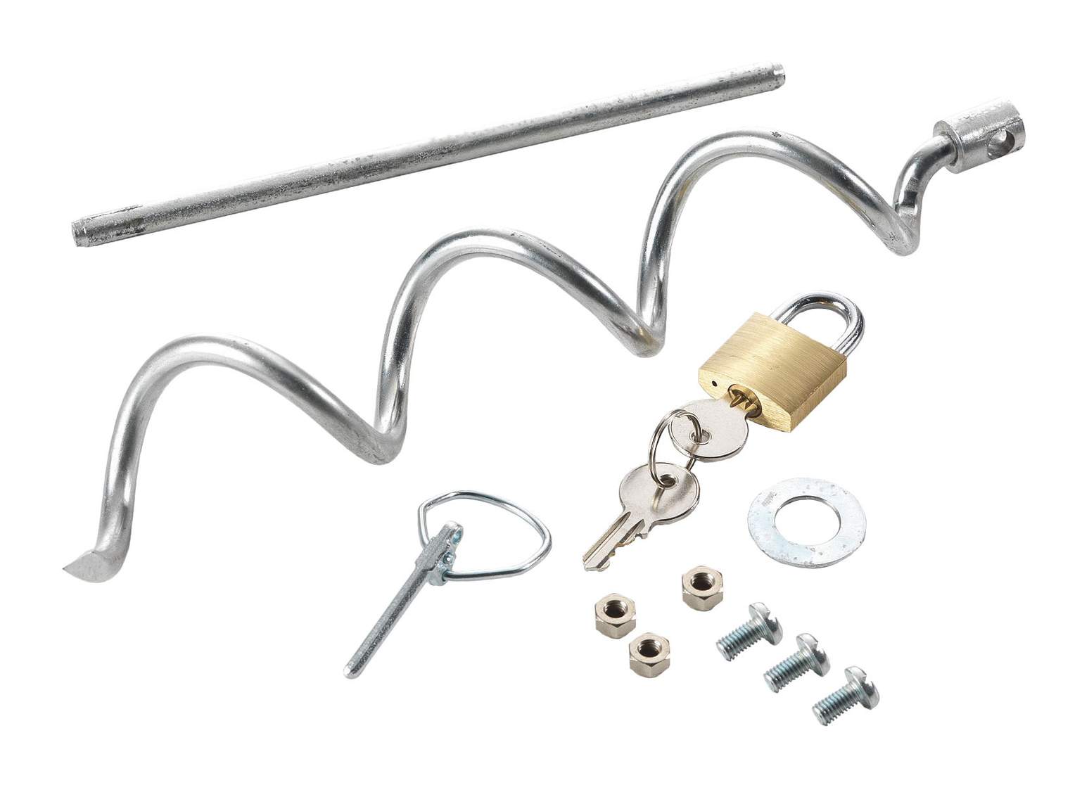 Anti-Diebstahlset für Metall-Akkukasten