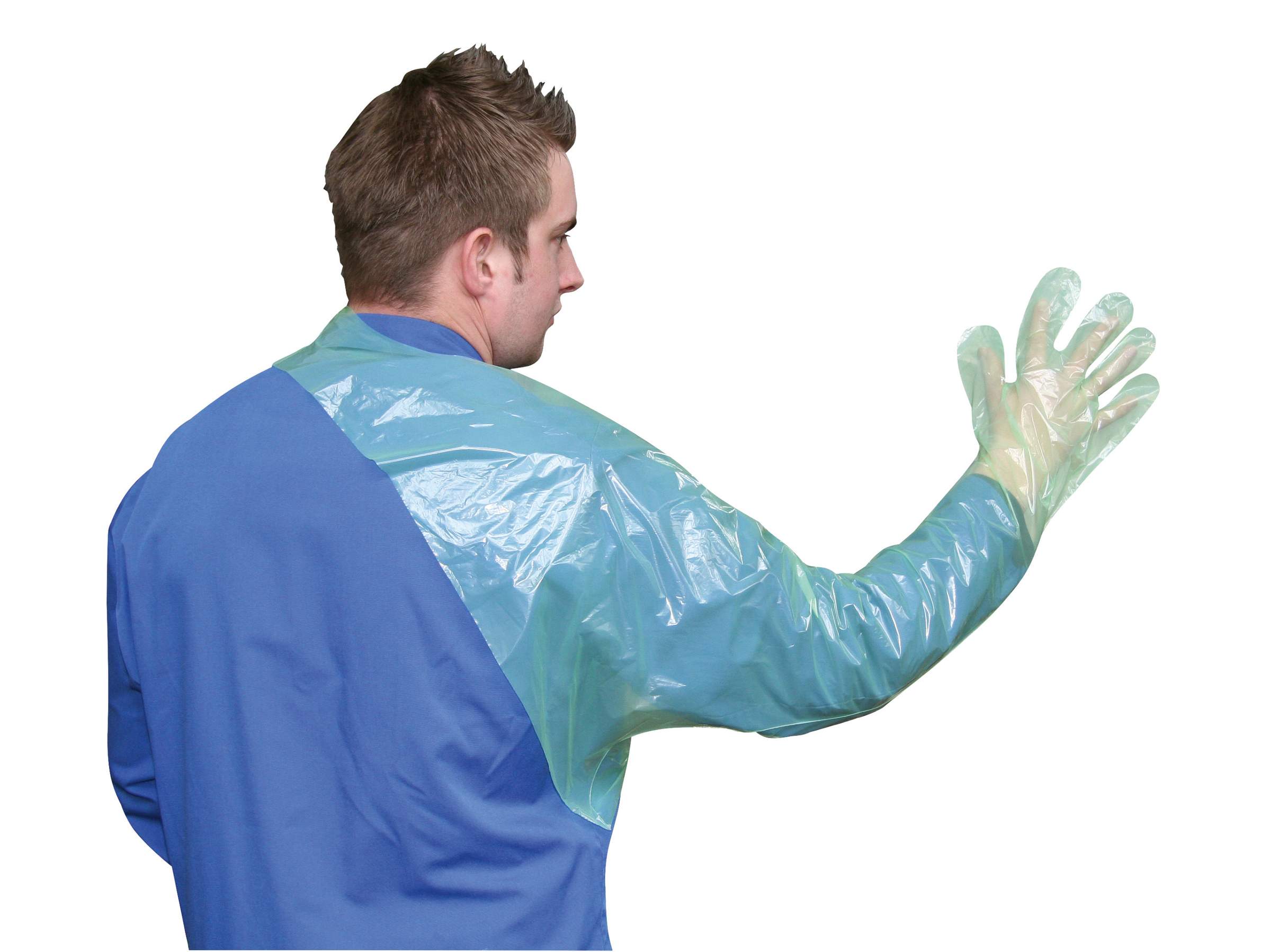 Veterinary Disposable Glove with Shoulder Protection