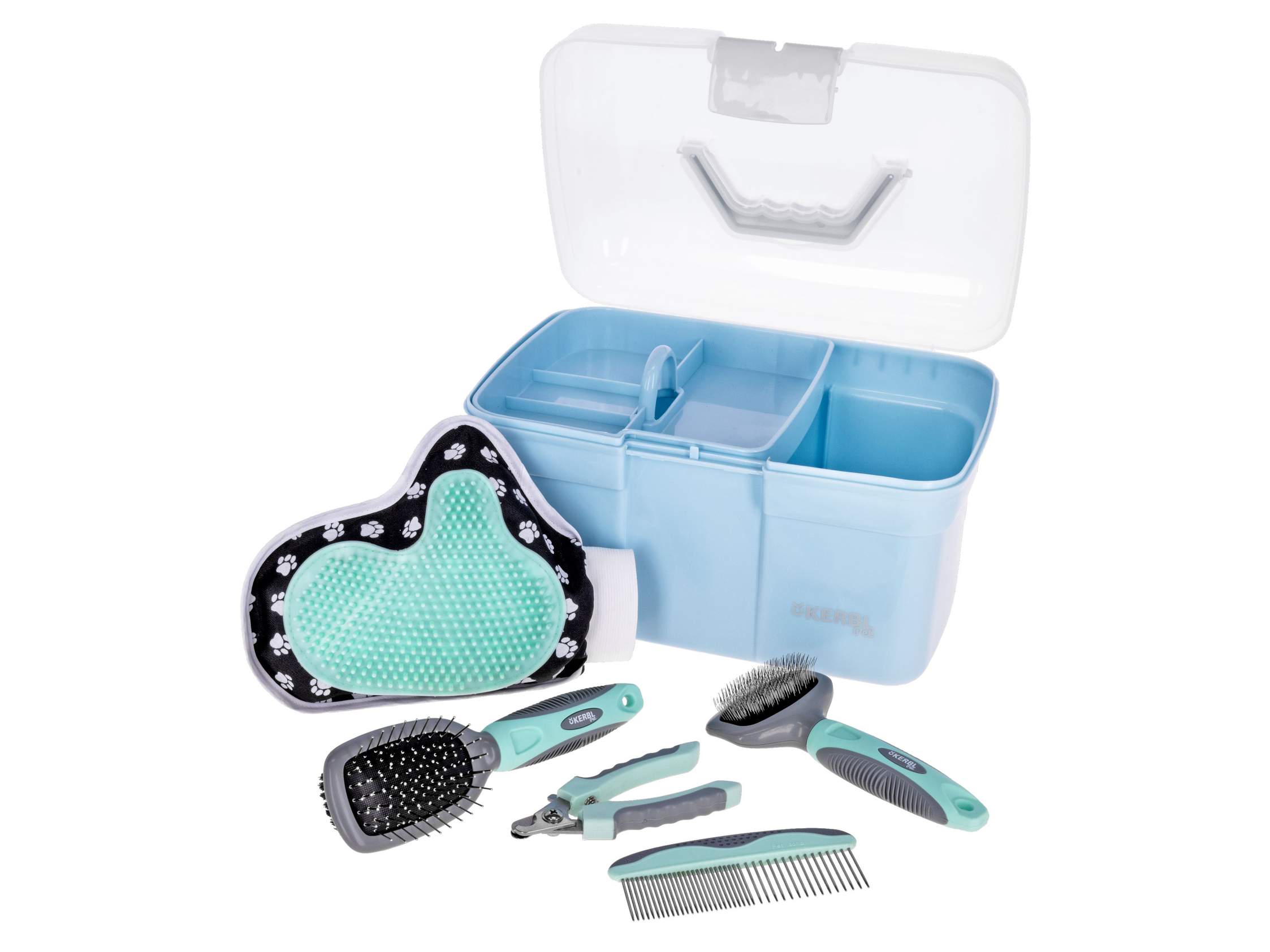 Grooming box, stocked