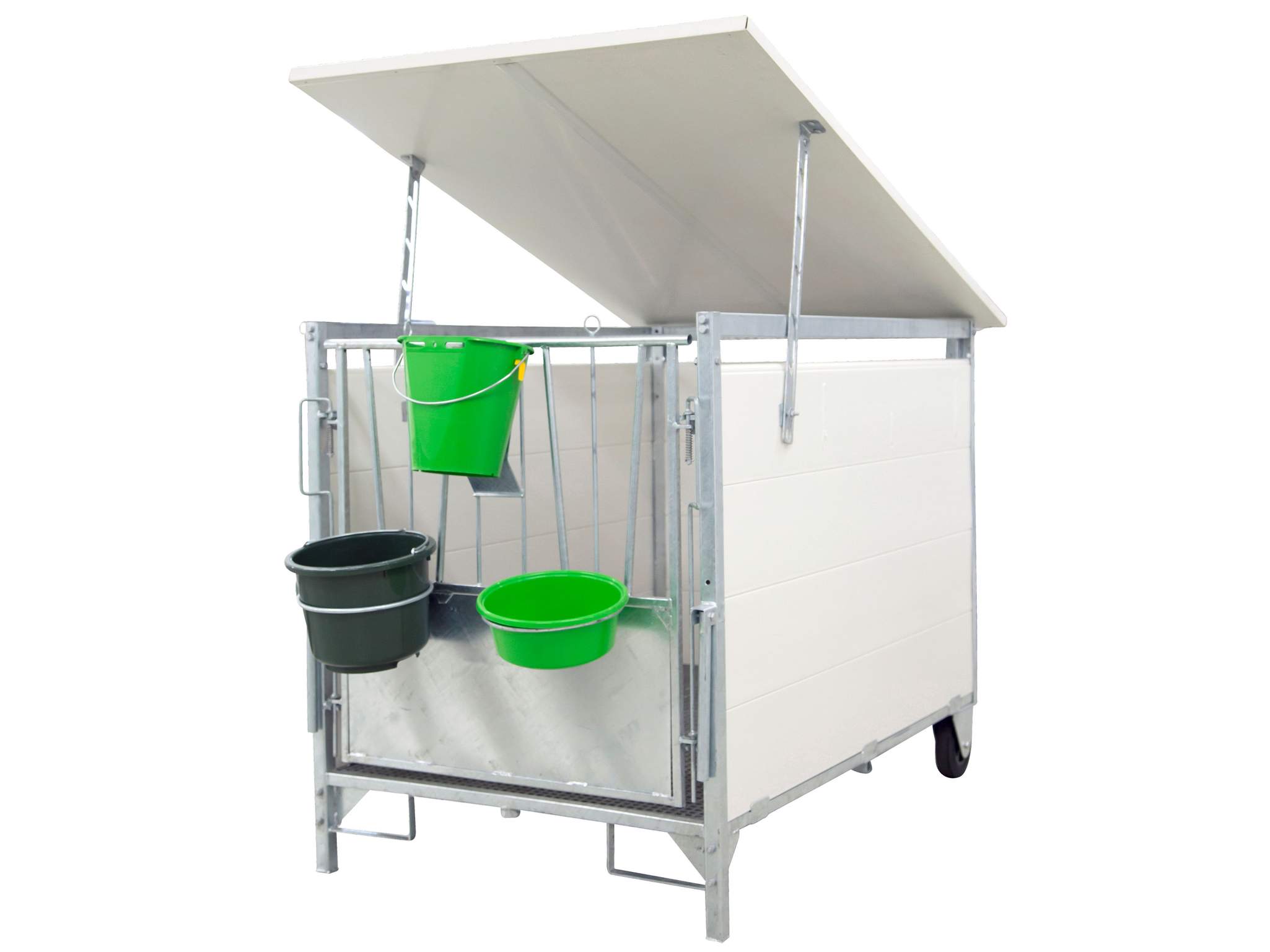 Dach für Kälberbox