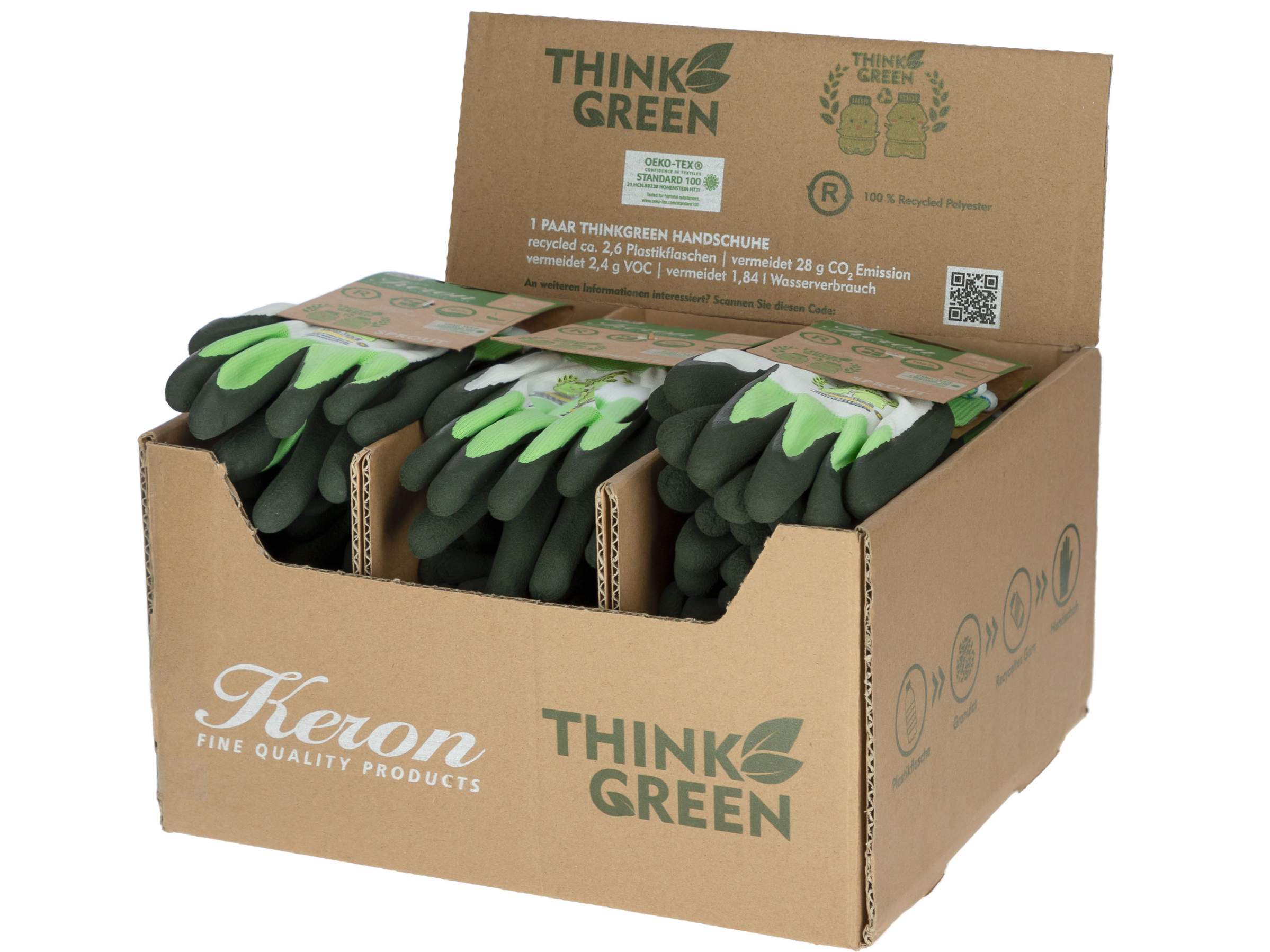 THINKGREEN Kinderhandschuh-Display Sprout recycled