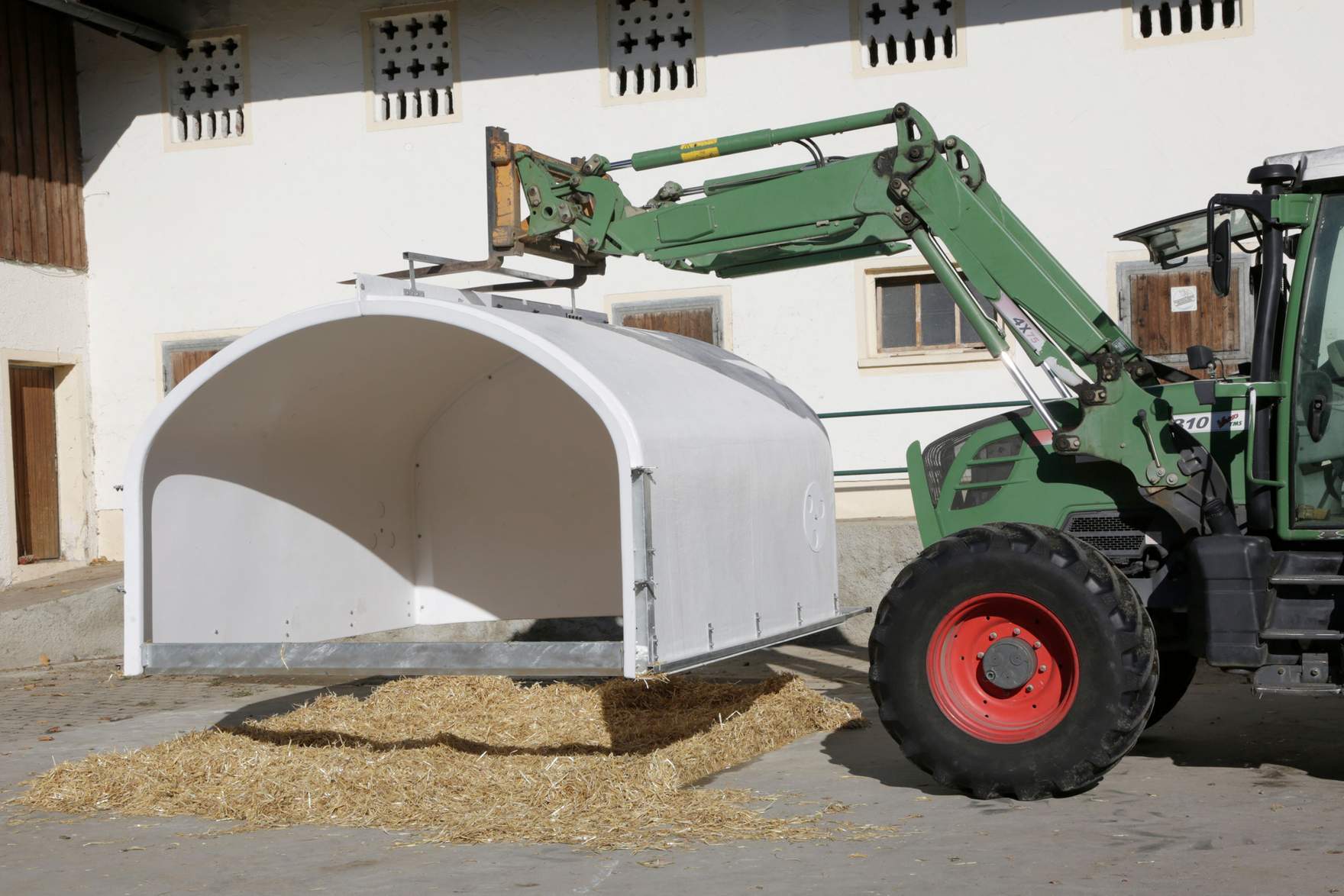 CalfHouse Premium XXL - Transportieren der Hütte