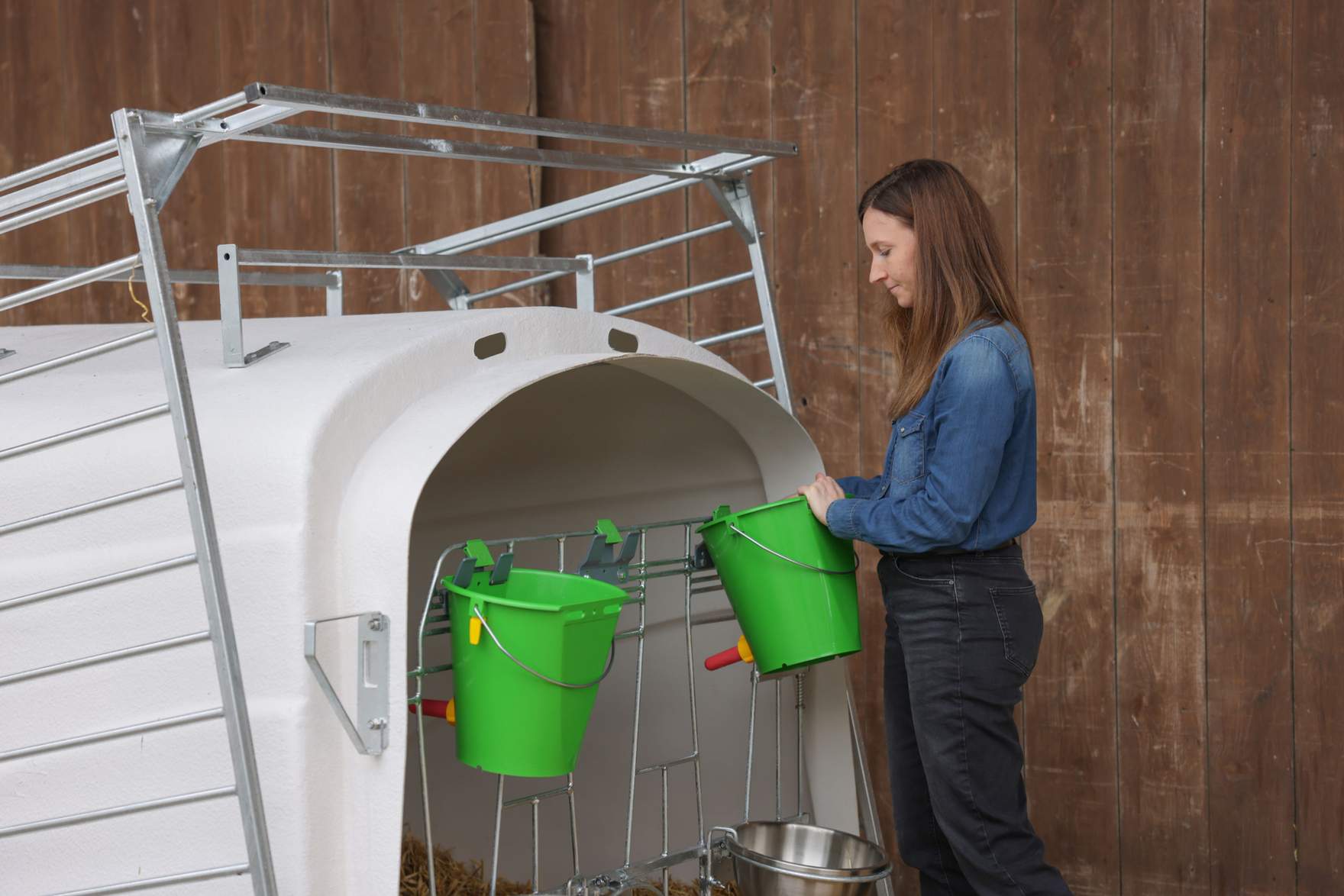 CalfHouse Premium Duo - Eimer wechsel