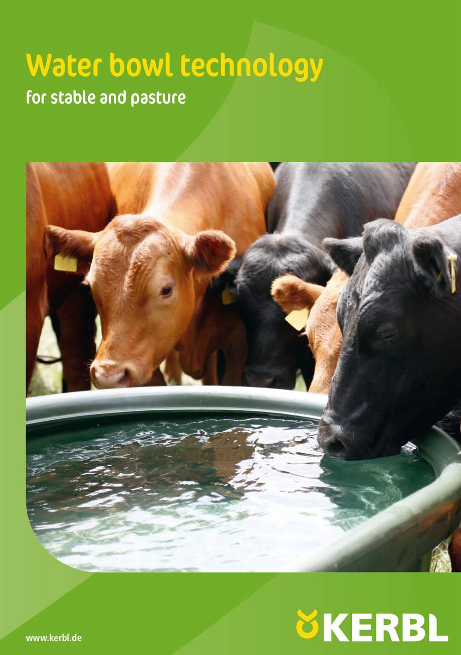 Kerbl - Water bowl technology Brochure