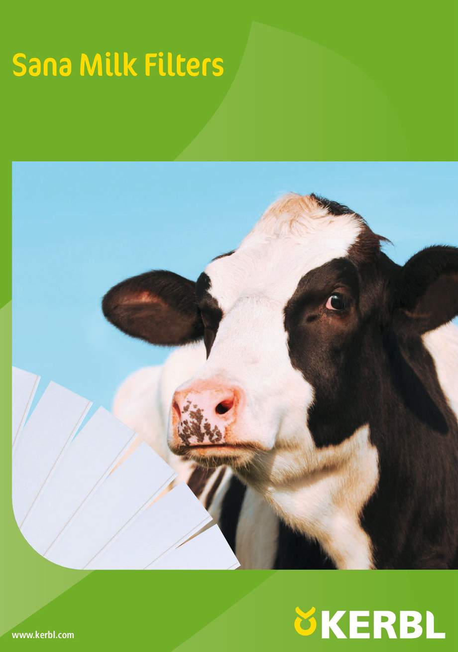 Kerbl EN - Sana Milk Filters Brochure