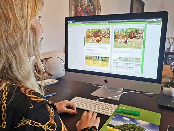 Bildschirm mit Kerbl Katalog