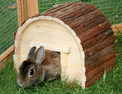 Liebenswertes Kaninchen - Handgefertigter Anhänger aus