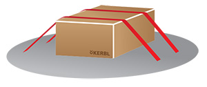 Grafik über Zurrtechniken wie niederzurren