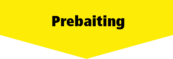 Prebaiting pest control
