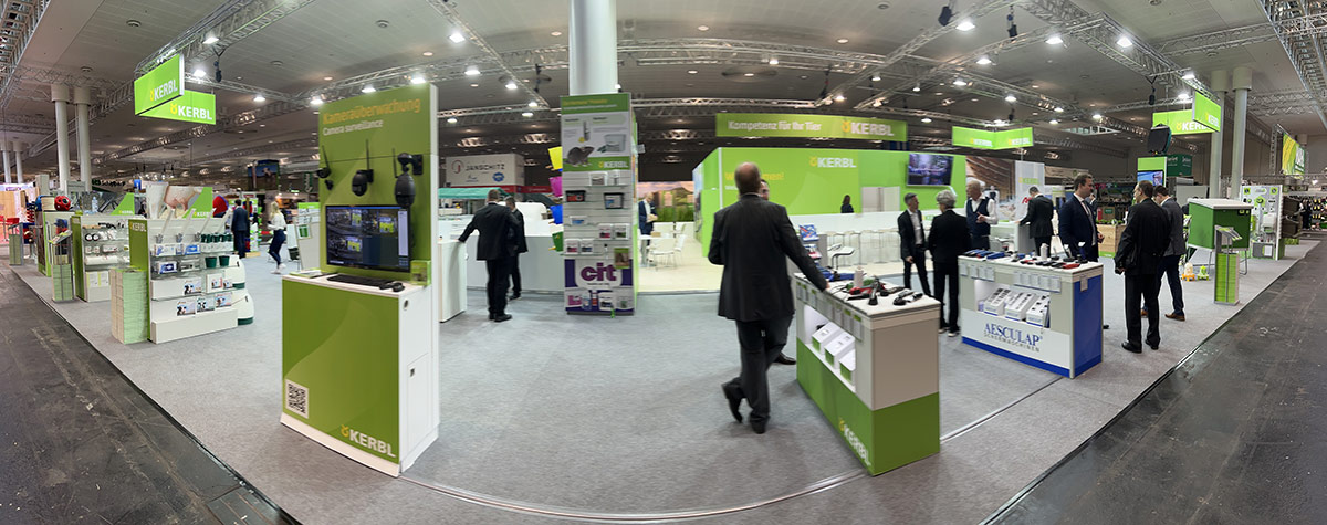 Messestand Albert Kerbl GmbH auf der EuroTier 2022