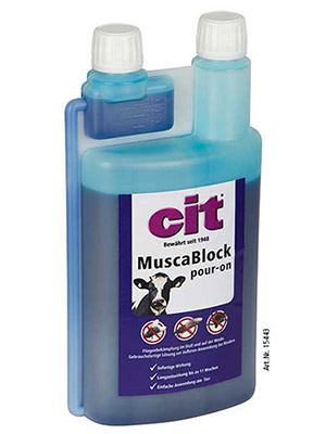 Cit MuscaBlock pour-on  zur Insektenabwehr bei Weidehaltung