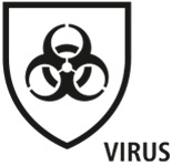 EN ISO 374-5:2016 Mikrobiologische Kontamination Normen Logo