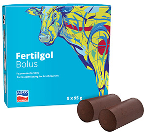 Bolus Fertilgol für bessere Fruchtbarkeit bei Kühen