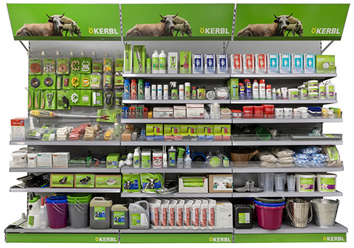 Regal Modul für Kerbl Agrar Produkte