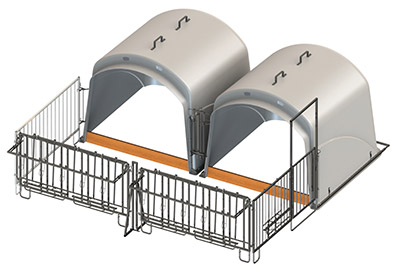 Grafik CalfHouse Premium XL Doppel-Set
