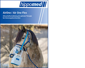 Titelbild Vorschau Broschüre hippomed Pferde-Inhalatoren