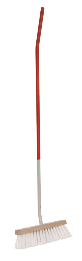 Kerbl 2933 Wasserbesen Mit Rohr - Weiß, 35cm Breite, 2 Borstenlängen