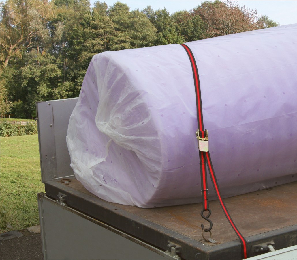 Kerbl Ratschenzurrgurt 5m Grün - Ladungssicherung 1500kg | 25mm Polyester Gurt