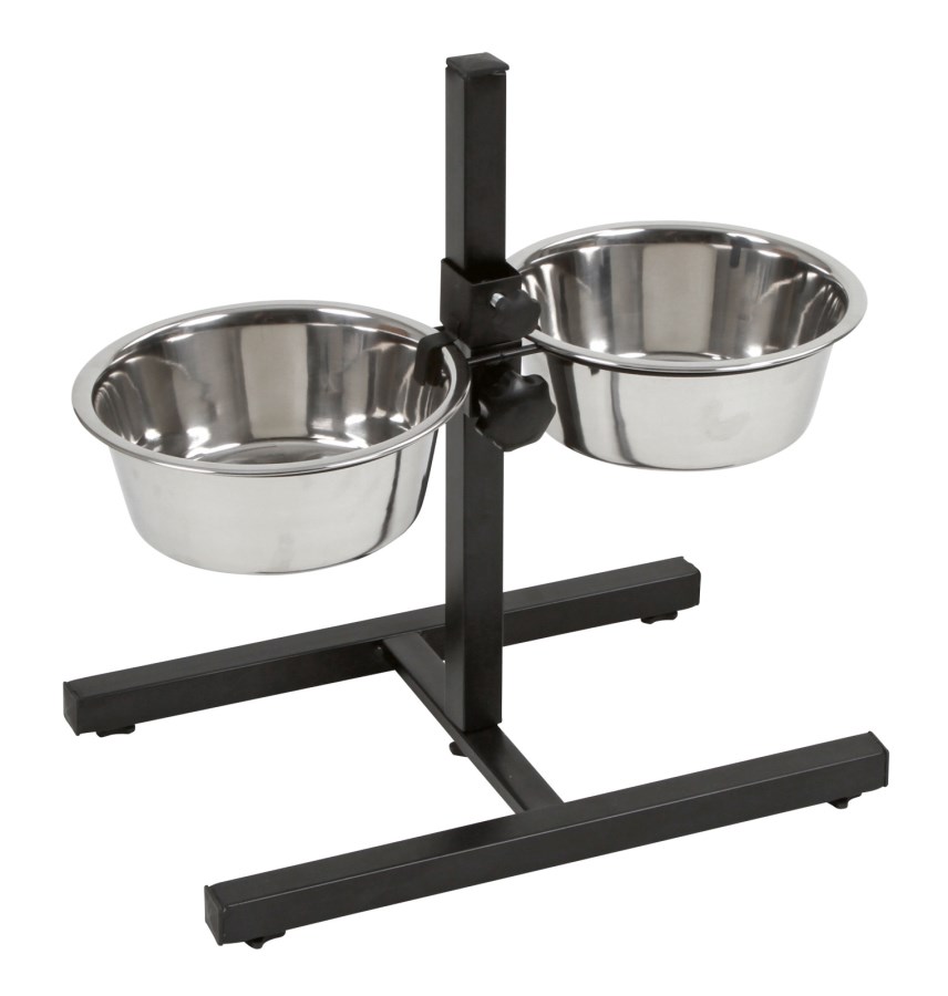 Futterbar Aus Kiefer Für Welpen & Kitten - 8 Näpfe 200ml, 55x30x7cm