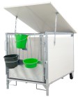 Dach für Kälberbox