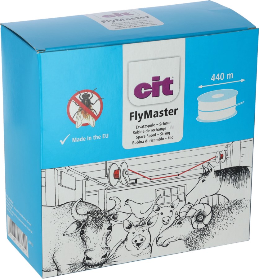 Nastro Antimosche Kerbl Flymaster - Rotolo Ricambio 400m | Per Stalle E Animali